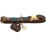 Hunter Sansibar Halsband Dunkelbraun M