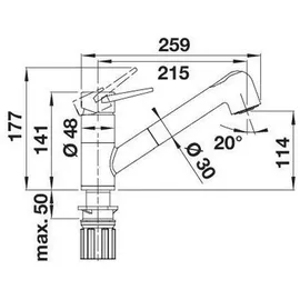 Blanco Wega-S II chrom 526416