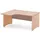 Rocada Schreibtisch Work L-Form links BxTxH 180x120x72cm melaminbeschichtet buche.