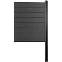 MCW Windschutz Savoie 98 cm Anthrazit WPC