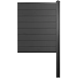 MCW Windschutz Savoie 98 cm Anthrazit WPC