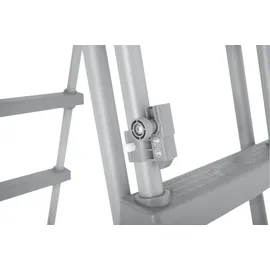 BESTWAY Sicherheitsleiter grau 122 cm