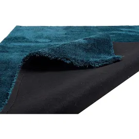 Tom Tailor Hochflor-Teppich Cozy, Petrol, Textil, Uni rechteckig, 50x80 cm, Teppiche, & Böden, Teppiche, Hochflorteppiche & Shaggys