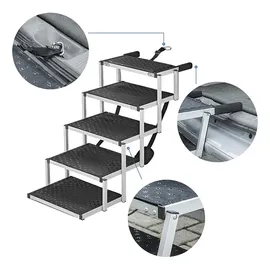 PRO PLUS ProPlus Hundetreppe Aluminium faltbar