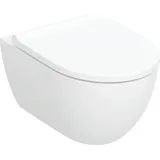 Geberit Acanto Set Wand-WC mit WC-Sitz Weiß
