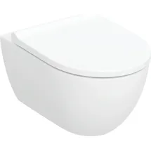 Geberit Acanto Set Wand-WC mit WC-Sitz Weiß
