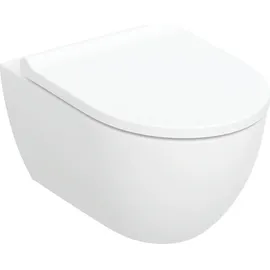 Geberit Acanto Set Wand-WC mit WC-Sitz Weiß