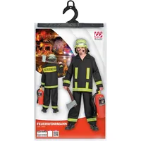 Feuerwehr Kostüm POMPIERE Fasching Karneval - 128 - WIDMANN 08826,