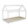 Weber Industries Hausbett PANDA 90 x 200 cm Fichte lackiert weiß
