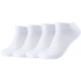 s.Oliver Sneakersocken 4 Paare Weiß 35-38