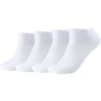 s.Oliver Sneakersocken 4 Paare Weiß 35-38