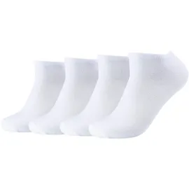 s.Oliver Sneakersocken 4 Paare Weiß 35-38