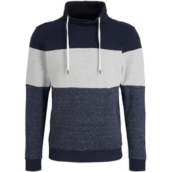 Tom Tailor Sweatshirt Colour Blocking Pullover ohne Kapuze