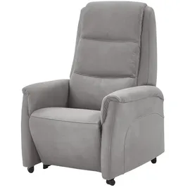 Hukla Fernsehsessel Dean Mikrofaser 70 x 105 x 88 cm Grau elektrisch