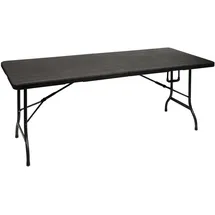 Arebos Klapptisch 180 x 75 x 74 cm schwarz