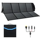 Ctolity Solarpanel Faltbar 400W, Tragbares Solar Panel mit 41V Ausgang, 23% Hohe Wirkungsgrad Monokristallines Solarmodul für Camping, Outdoor, Powerstation, Wandern, Garten, RV, Wohnmobil usw