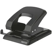 Centra Locher Metall für 40 Blatt, mit Anschlagschiene) schwarz