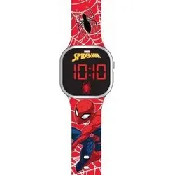 BRANDUNIT SPD4719 Accutime LED-Kinderuhr Spider-Man (rot)