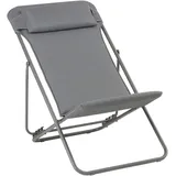 Lafuma Maxi Transat Liegestuhl 62 x 76 x 91 cm grau