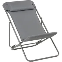 Lafuma Maxi Transat Liegestuhl 62 x 76 x 91 cm grau
