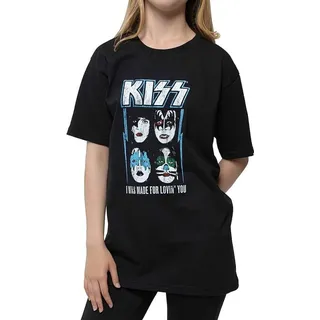 Kiss - "Made For Lovin ́ You" T-Shirt für Kinder RO3659 (146-152) (Schwarz) - Schwarz - 146/152