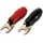 SINUSLIVE KSI 10 Gabelkabelschuh 10mm2 Loch-Ø=5mm Teilisoliert Schwarz, Rot 10St.