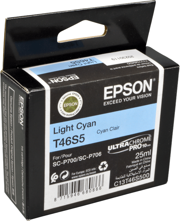 Preisvergleich Produktbild Epson Tinte C13T46S500  T46S5  light cyan