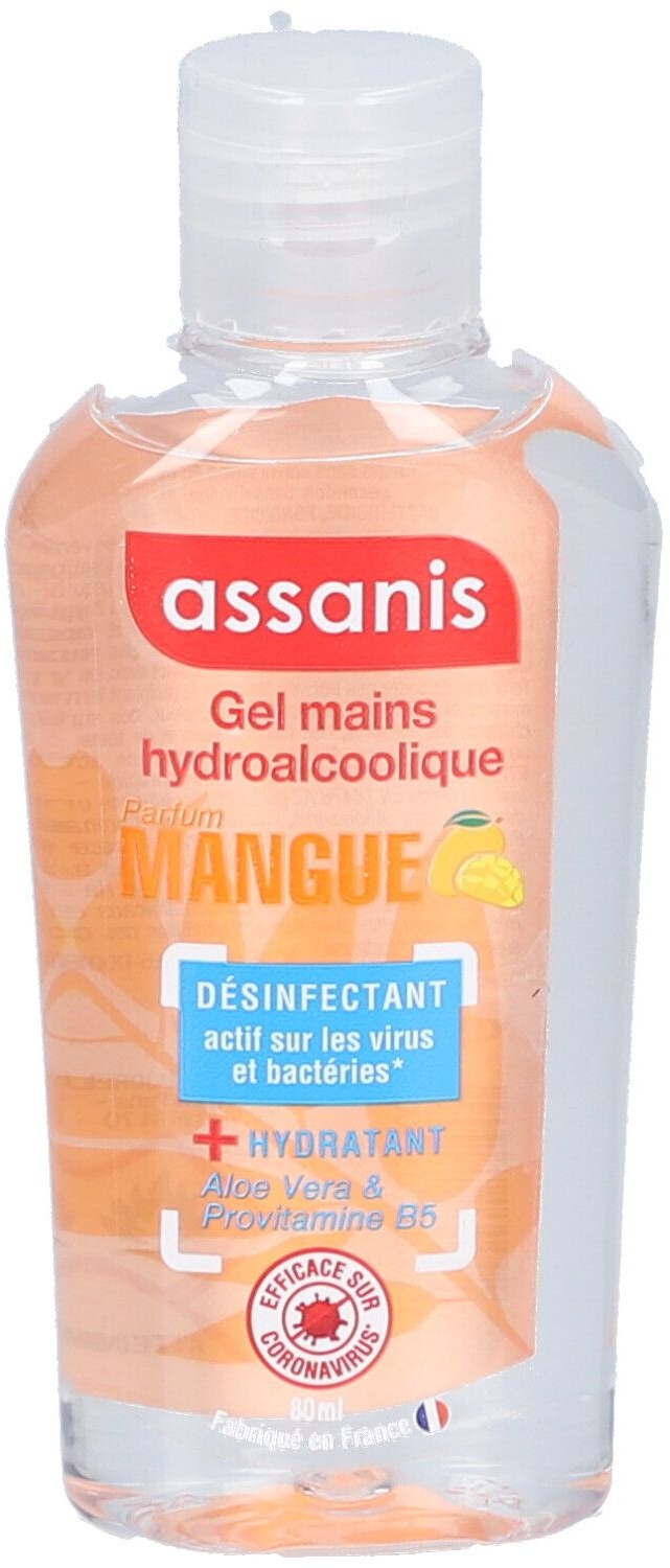 assanis Pocket gel anti-bactérien mangue 80 ml gel(s)