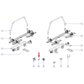 Thule Befestigungssatz Neigungswinkel (2x)