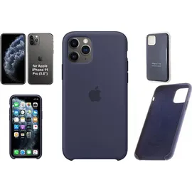 Apple iPhone 11 Pro Silikon Case mitternachtsblau