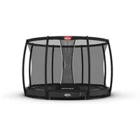 Berg Toys Trampolin InGround Champion 330 cm inkl. Sicherheitsnetz Grau