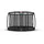Berg Toys Trampolin InGround Champion 330 cm inkl. Sicherheitsnetz Grau