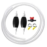 Handpumpe Kraftstoffpumpe Benzinpumpe Absaugpumpe Dieselpumpe,Benzin Auto für Kraftstoffe Notpumpe,Tragbare Schlauchpumpe,Benzinschlauch 2m,Benzin Diesel Wasser