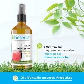 BIOHERBA R Immunstärkendes Halsspray mit Propolis 50 ml