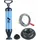 AGT Pömpel Rohrreinigungs-Set 2in1-Saugglocke und Abflussreiniger + 5-m-Spirale
