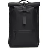 Rains Rucksack Rolltop Black