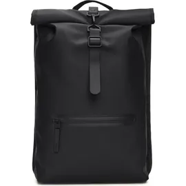Rains Rucksack Rolltop Black