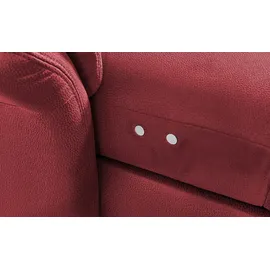 meinSofa Wohnlandschaft mit Boxspringpolsterung Donald ¦ rot ¦ Maße (cm): B: 330 H: 89 T: 262.0