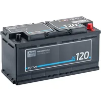Ective DC 120 AGM Versorgungsbatterie 17,5 x 19 cm