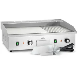 Grillmeile 4400 Elektrogrill Plancha 2x2200W Grillplatte Edelstahl