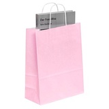 VP 50 VP Papier-Tragetaschen Toptwist pink 24,0 x 31,0 cm