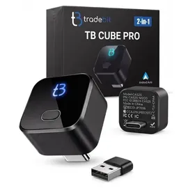 Tradebit TB Cube Pro Wireless Adapter für Apple CarPlay und Android Auto