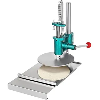 SAWEEZ Haushalts-Teigausrollmaschine aus Edelstahl, manuelle Teigausrollmaschine aus Edelstahl, Nudelmaschine, Teigroller, Teigausrollmaschine, Nudelmaschine, für Pizza, Tortilla, Teig