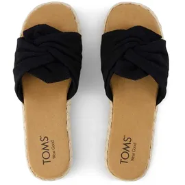 TOMS Abby Slide black beachside woven/knot 41