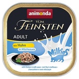 Animonda Vom Feinsten Adult Milkies in Sauce Huhn in Milchsauce Katzenfutter nass