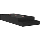 vidaXL Stauraumbett 140 x 200 cm Schwarz