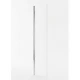 Badplaats Florida Walk-In-Dusche 40 x 200 cm Silber/Glas Duschabtrennung