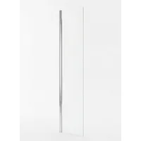 Badplaats Florida Walk-In-Dusche 40 x 200 cm Silber/Glas Duschabtrennung