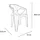 Resol Garbar Delta Sessel 57 x 60 x 105 cm weiß 4 St.