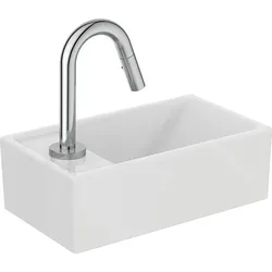Ideal Standard Handwaschbecken-Set Eurovit (Ausführung: Handwaschbecken-Paket Ideal Standard Eurovit + Standventil Idealstream 370x120x210 mm Ablage rechts)